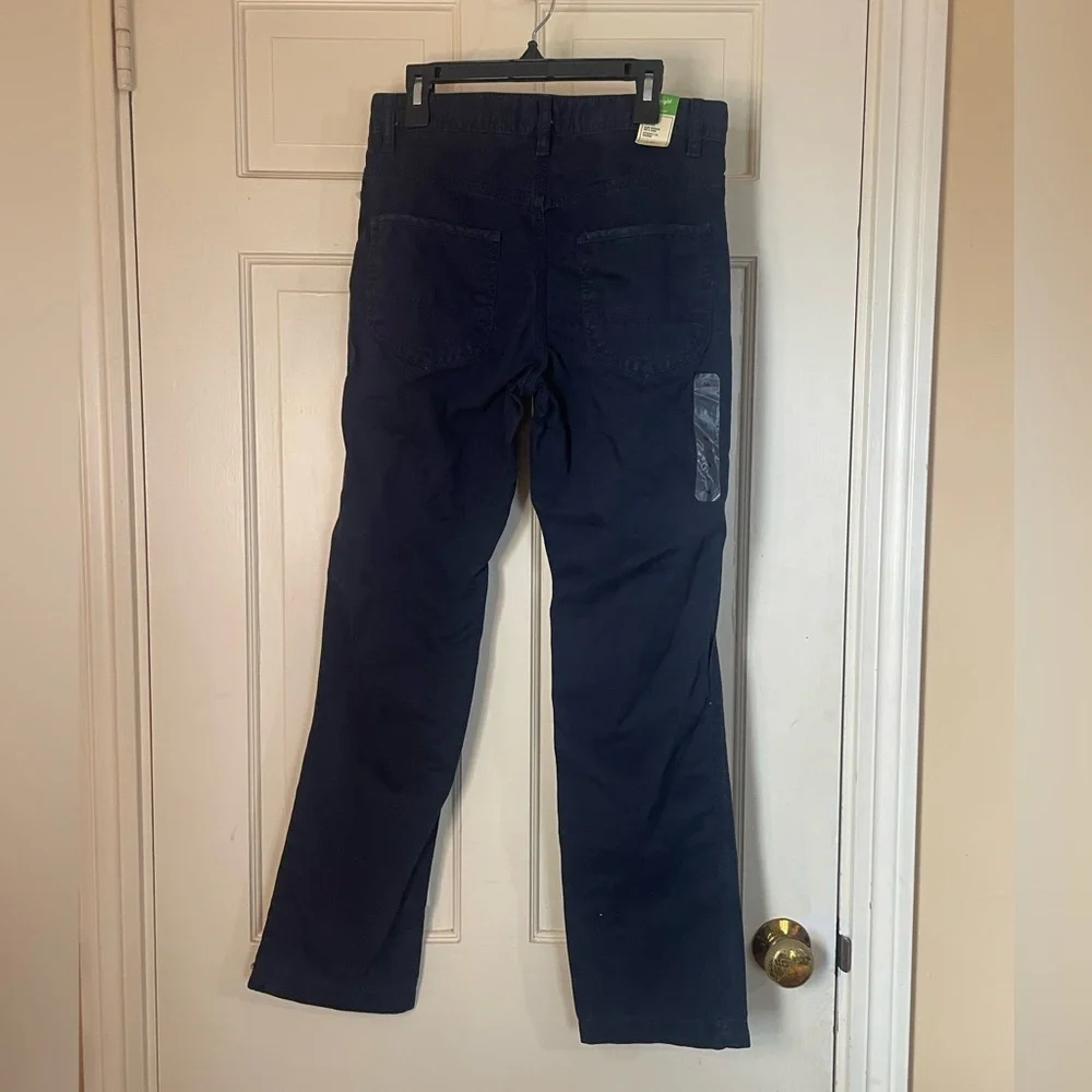 NWT Gap Kids Uniform Straight-fit Chino Trousers Dressy/ Casual Size 14 Black